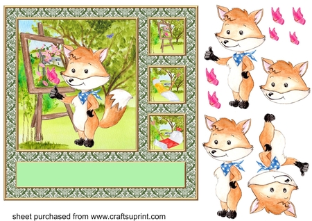 Quintet Frames Set 2 Damask Print (Fall Color Palette) by Creative Crafts