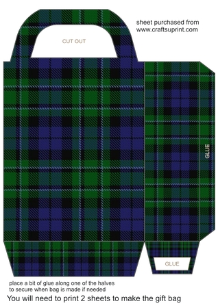 Christmas Tartan Background by Creative Crafts