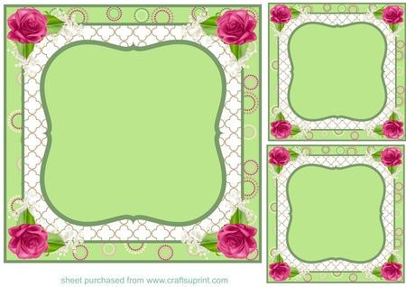 Corner Rose Set-Rose Sweet by Creative Crafts