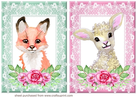 butterfly Lace Frames-Sweet by Creative Crafts