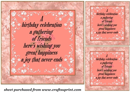 Marble Rose Gold Pattern 12 x 8x8ins Frame Kit  by Creative Crafts