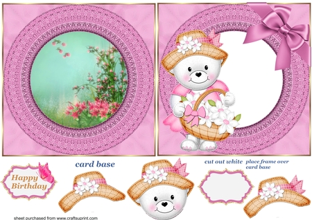 Pattern Lace Frames & Bows-Colorful by Creative Crafts