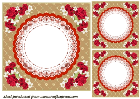 Warm Spring Layered Doily PNG by Creative Crafts