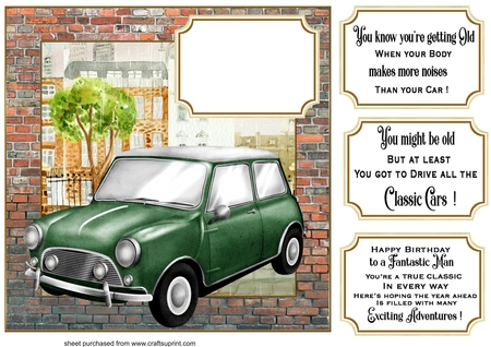 Vintage Motor Cars - Printable Clipart - Set One - Designers Resource Kit by Creative Crafts