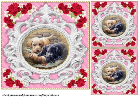 Ceramic Frame Background-Easter Morn by Creative Crafts