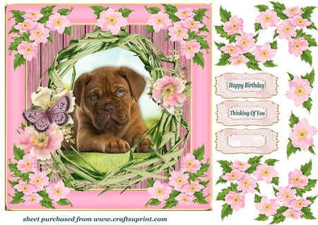 Designer Resource Spring Pups 1 by Creative Crafts