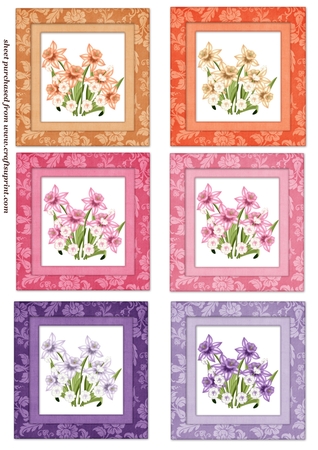 Easter Bunnies - Colorful Daffodil Flowers by Creative Crafts