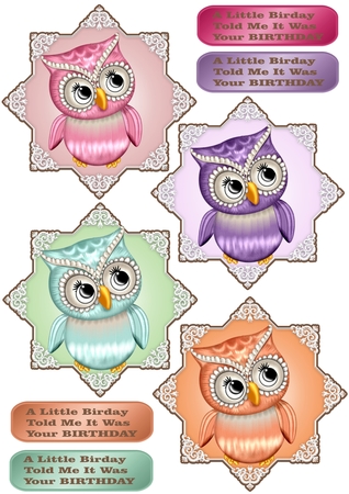 Easter Bunnies - Pretty Owl Graphics by Creative Crafts
