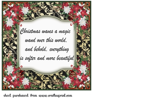 Christmas Sayings 1  by Creative Crafts