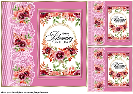 Lace n Stripped Frames-Dreamy by Creative Crafts