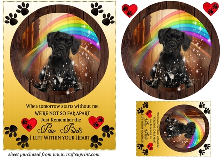 Designer Resource Rainbow Bridge Dogs 2 by Creative Crafts
