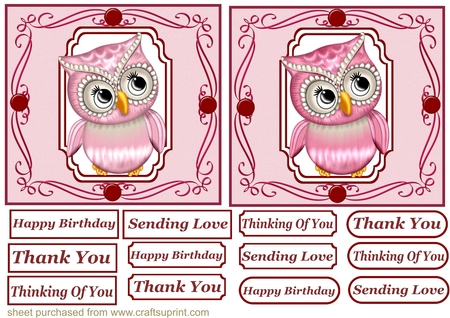 Strawberry Fields Sentiment Tiles by Creative Crafts