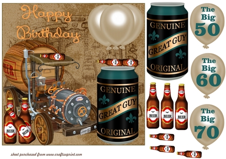 Cans of Beer - CU4CU Digital Clip Art Set by Creative Crafts