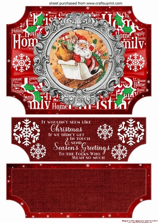Designer Resouce Vintage Christmas Plaques 2 by Creative Crafts