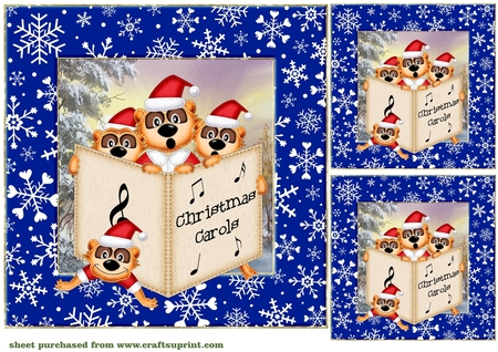 Christmas Meerkats - CU4CU Digital Clip Art Set by Creative Crafts