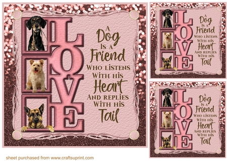 Brad corner Mats-Candy Floss by Creative Crafts