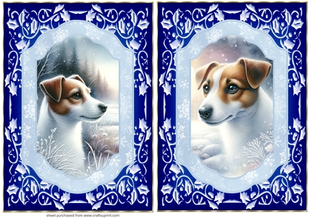 20 Christmas Time A5 Backgrounds by Creative Crafts