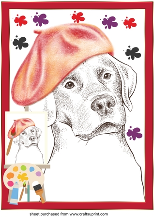 Christmas Palette One frames ( 6x8) by Creative Crafts