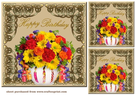 CELTIC BORDER TOPPERS SET 1 by Creative Crafts