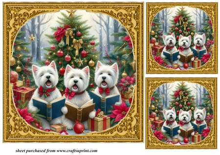 Glittering Corner Frames-Merry Bright by Creative Crafts