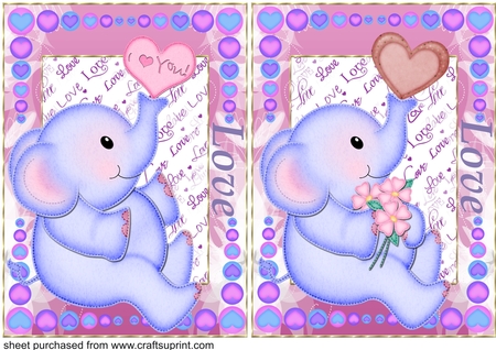 Cute Lil Elephant - CU4CU Digital Clip Art Set by Creative Crafts