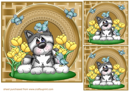 Round Gold Edging Backgrounds-Christmas Joy by Creative Crafts