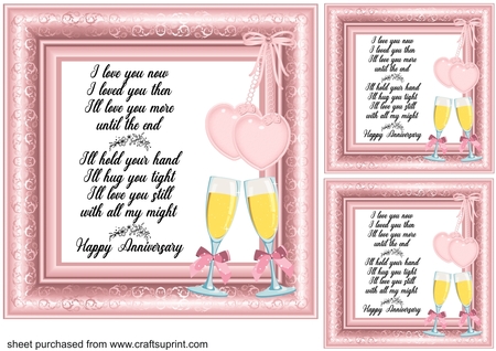 Anniversary Verses wordart kit 1 by Creative Crafts