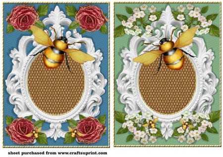 Ceramic Frame Backgrounds A5-Easter by Creative Crafts