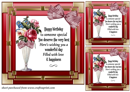 Golden Ombrae Frames 2 sweet by Creative Crafts
