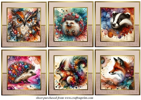 Half burlap frames by Creative Crafts