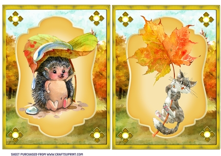 Autumn Colord Decorations Kit by Creative Crafts