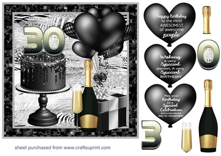 CU/CU4CU/PU Birthday 2 Word Art by Creative Crafts