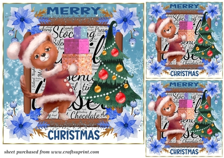 Magic Christmas Wooden Wordart Frames  by Creative Crafts