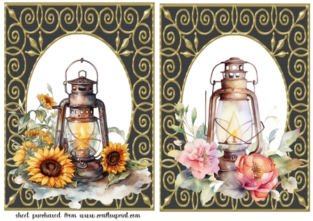 Dot n Cross A5 Frames-woodlands by Creative Crafts