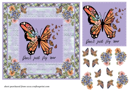 Butterfly Mats-Candy Floss by Creative Crafts