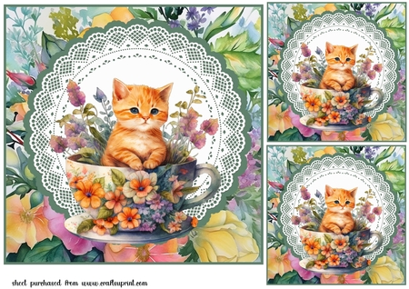 Earth Tones Series doilys 1  by Creative Crafts