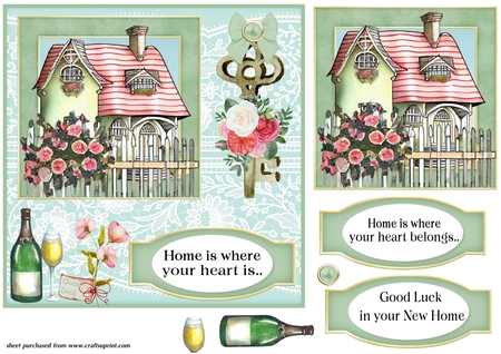 New Home Word Art -CU/PU/CU4CU  by Creative Crafts