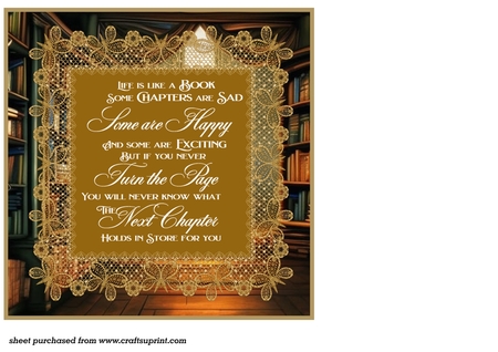 View of a Librairy BG by Creative Crafts