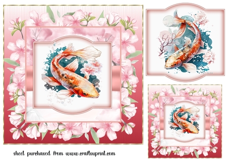 Ocean Sunset watercolour series Ribbons  by Creative Crafts