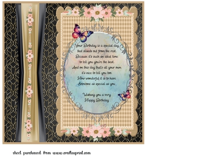 Butterfly Verses by Creative Crafts