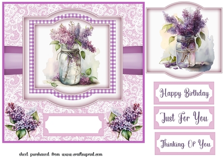 Vintage Floral Resource Series Mats one  by Creative Crafts