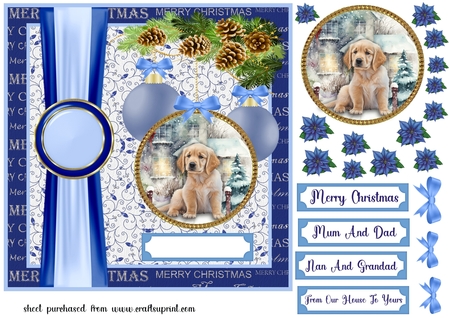 Christmas Morning Puppy Bundle 1 by Creative Crafts