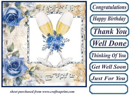 Navy and Coral mats 2 by Creative Crafts