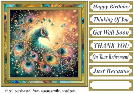 Beautiful Peacocks by Creative Crafts