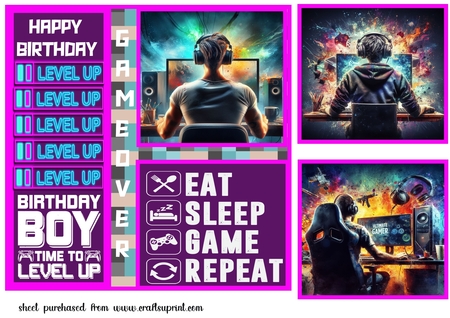 Male Gamer by Creative Crafts