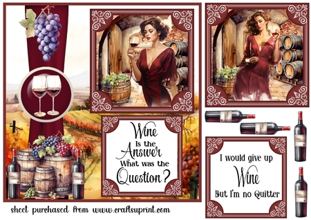 Italian autumn vineyard by Creative Crafts