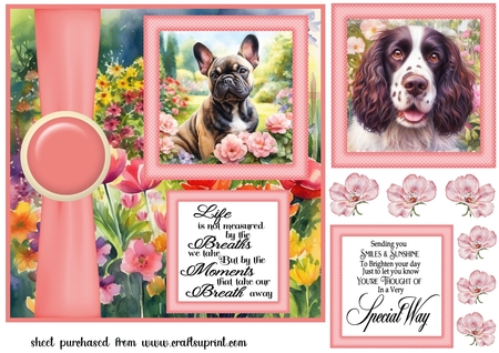 Summer Garden Dog 7 by Creative Crafts