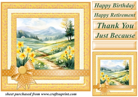Daffodils fields by Creative Crafts