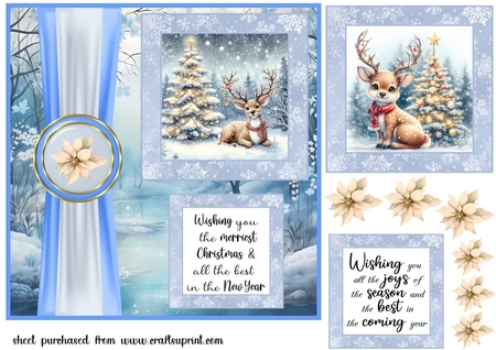 Festive Reindeer  by Creative Crafts