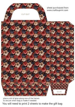 8x8 Floral Wood Frames & Papers Set 7-12 by Creative Crafts